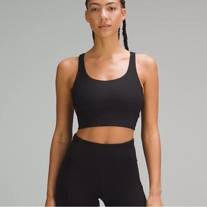 Lulu Energy Highneck Ribbed Bra